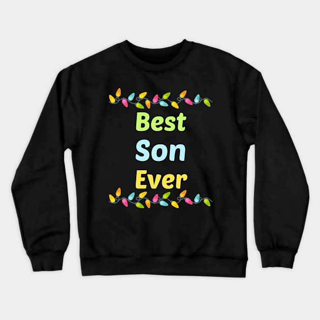 Family Light Son Crewneck Sweatshirt by blakelan128